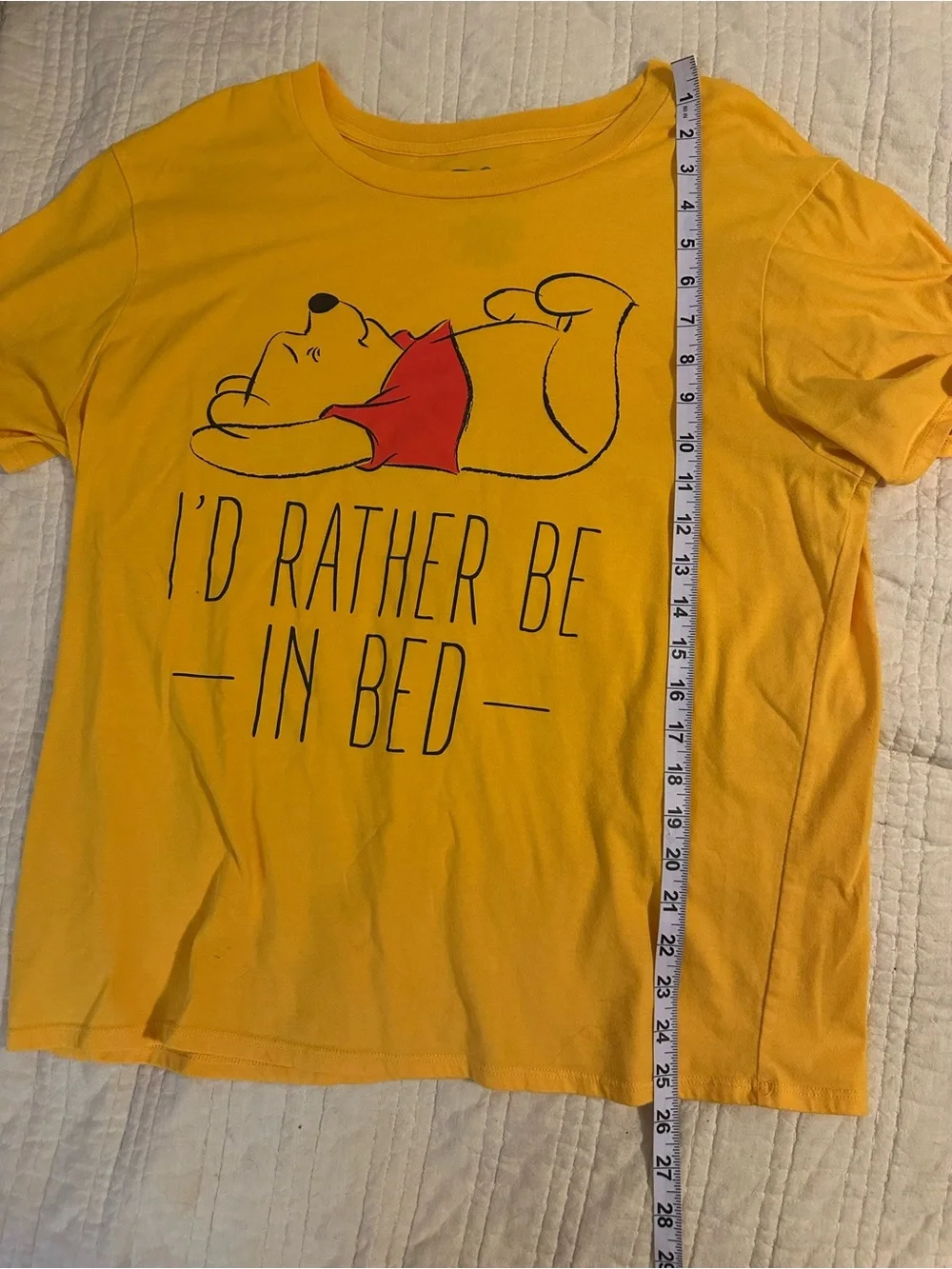 Yellow Winnie-the-Pooh Graphic Pet Tee - Cozy Relaxed Fit XL